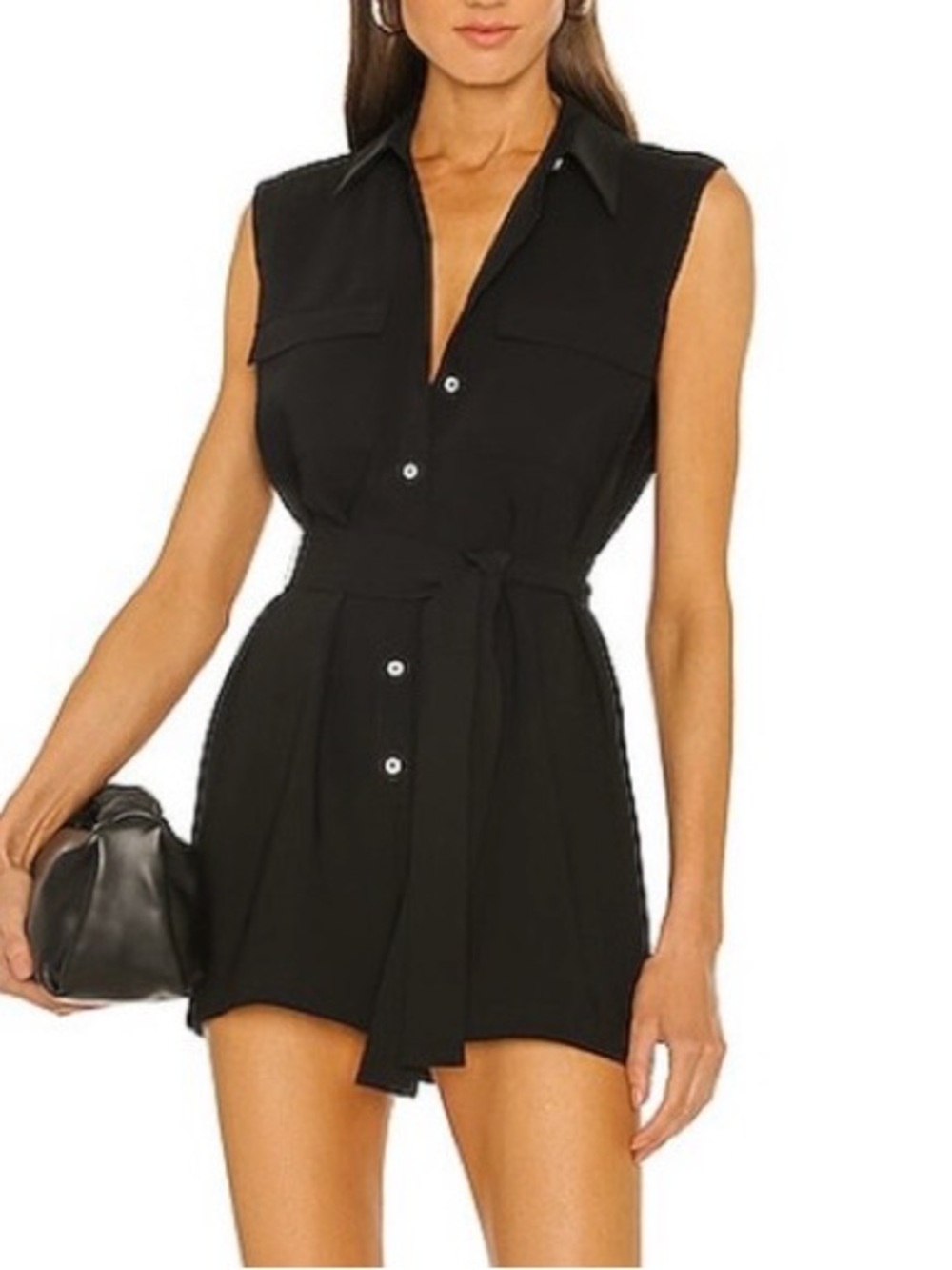Amanda Uprichard Black Romper